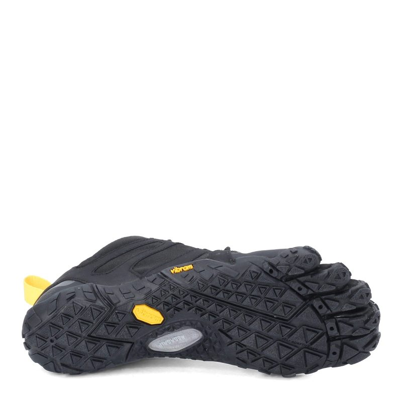 19 W7601 Womens Vibram Five Fingers V Trail 20 Running Shoe Black Yellow 6