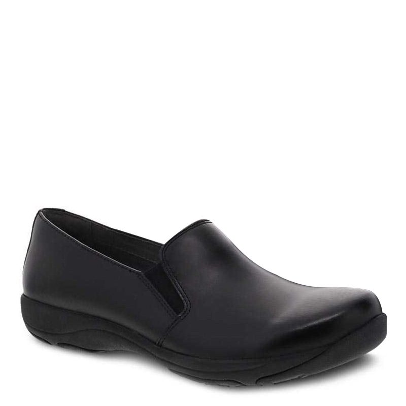 1956 020202 Womens Dansko Nora Clog Black Leather