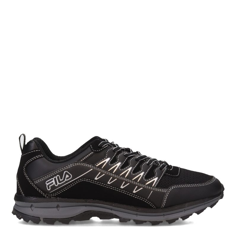 1JM01574 010 Mens Fila Evergrand Tr 215 Trail Running Shoe Black 1