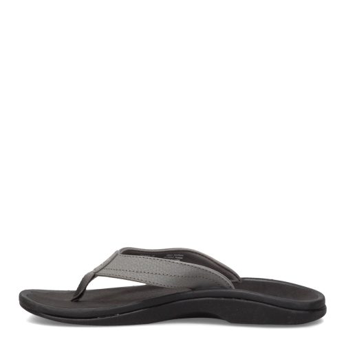 20110 26OX Womens Olu Kai Ohana Sandal Charcoal 3