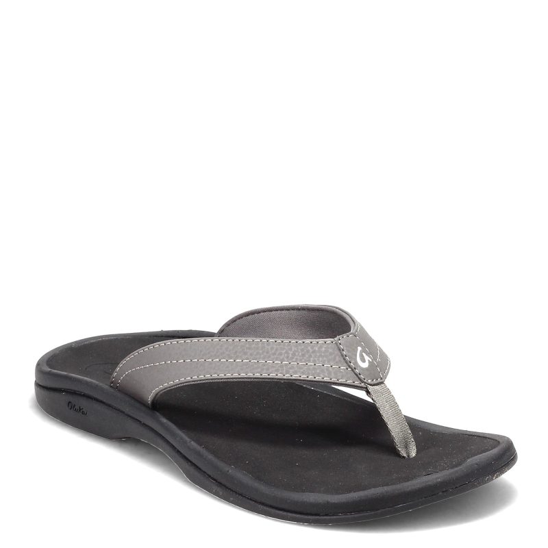 20110 8 Acc Womens Olu Kai Ohana Sandal Gray