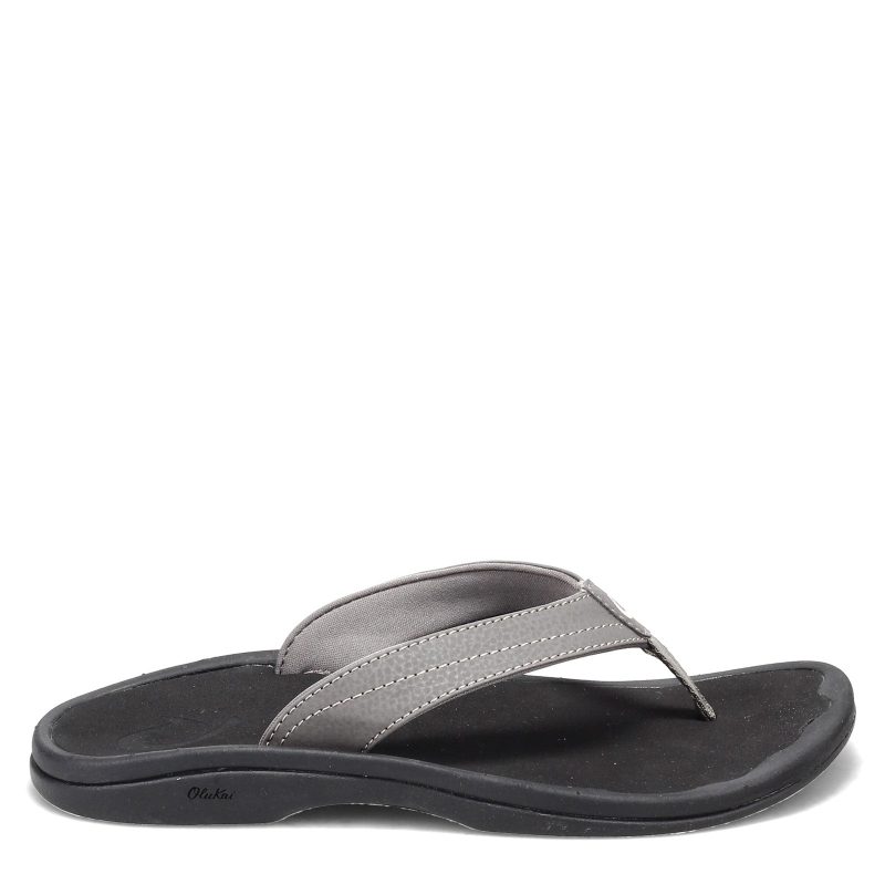 20110 8 Acc Womens Olu Kai Ohana Sandal Gray 1