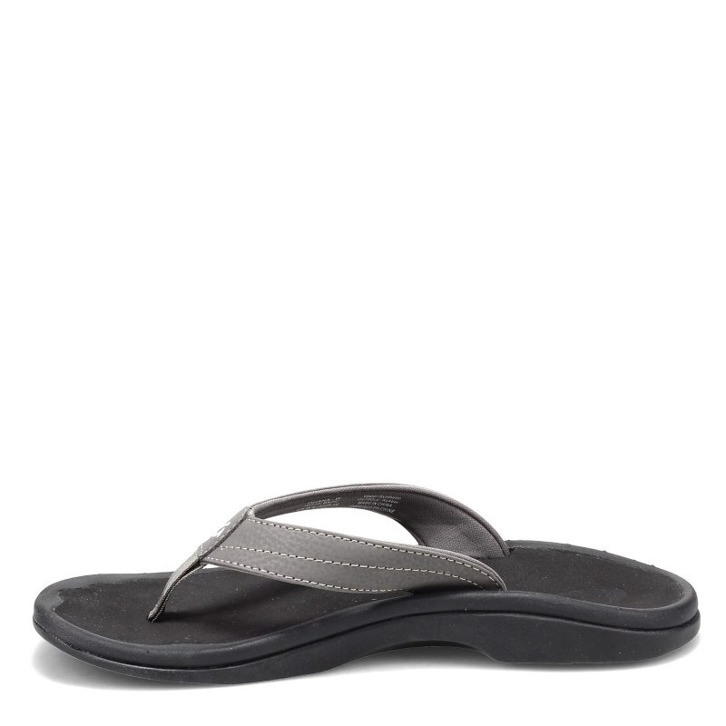 20110 8 Acc Womens Olu Kai Ohana Sandal Gray 3