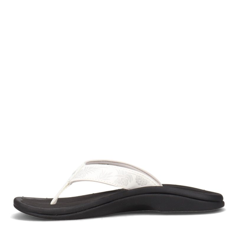 20110 Wbhq Womens Olu Kai Ohana Sandal White 3