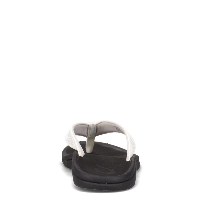 20110 Wbhq Womens Olu Kai Ohana Sandal White 4