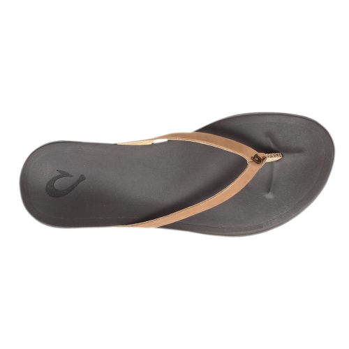 20290 Fm48 Womens Olu Kai Hoopio Thong Sandal Brown 5