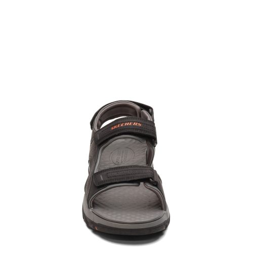 204105 Blk Mens Skechers Tresmen Garo Sandal Black 2