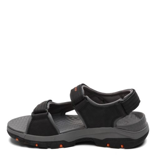 204105 Blk Mens Skechers Tresmen Garo Sandal Black 3