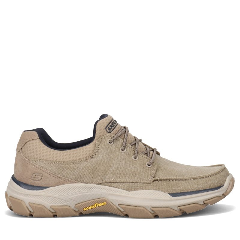 204329 Tpe Mens Skechers Relaxed Fit Respected Loleto Shoe Taupe 1 e1a0c542 79d3 4ff3 a17a cc84a8a64069