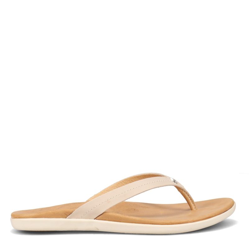 20436 20 Gs Womens Olu Kai Honu Sandal Beige 1