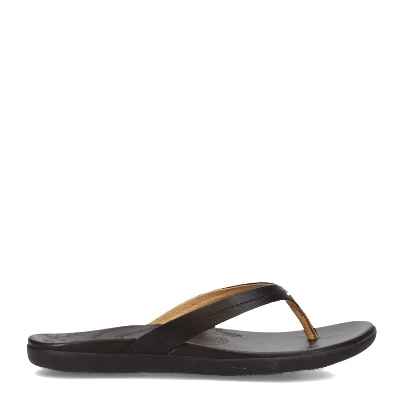 20436 4040 Womens Olukai Solid Black 1