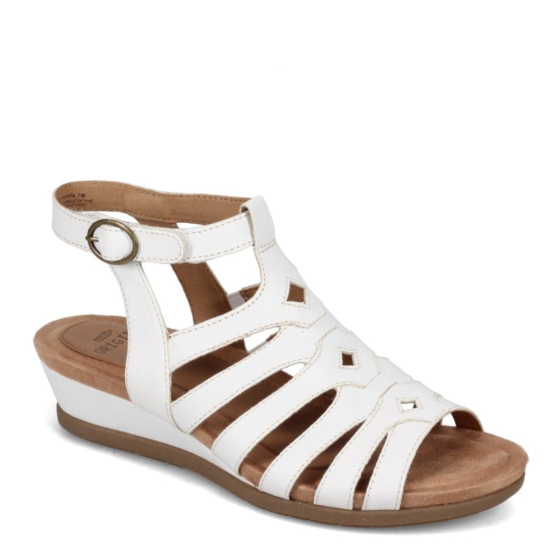 207770 W 100 Womens Earth Origins Pippa Sandal White