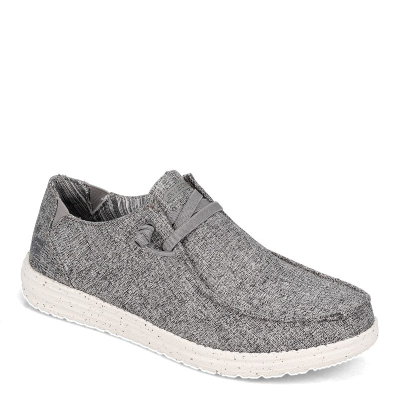 210101WW GRY Mens Skechers Mens Usa Melson Gray