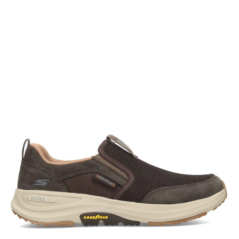 216103 Brn Mens Skechers G Owalk Outdoor Andes Walking Shoe Brown 1