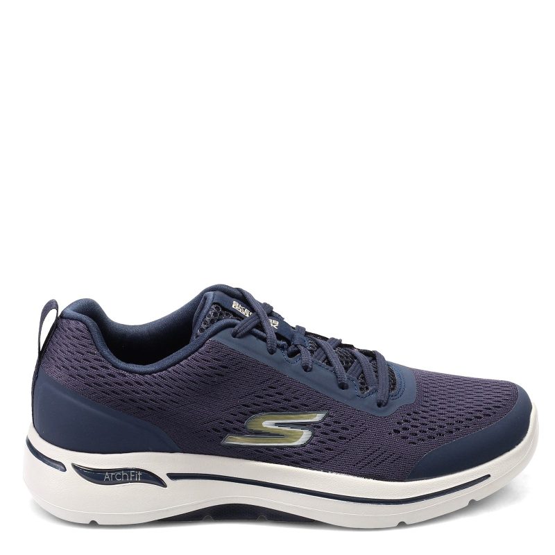 216116 Nvgd Mens Skechers G Owalk Arch Fit Idyllic Sneaker Navy 1