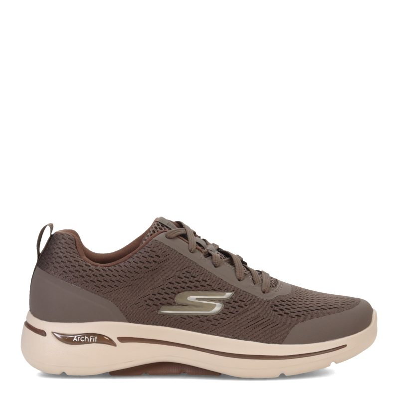 216116 TPE Mens Skechers Performance Mens Gowalk Arch Fit Idyllic Taupe 1