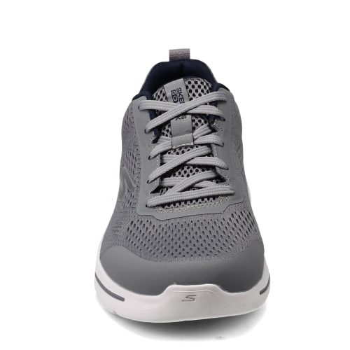 216116 Ww Gynv Mens Skechers G Owalk Arch Fit Idyllic Sneaker Wide Width Gray 2