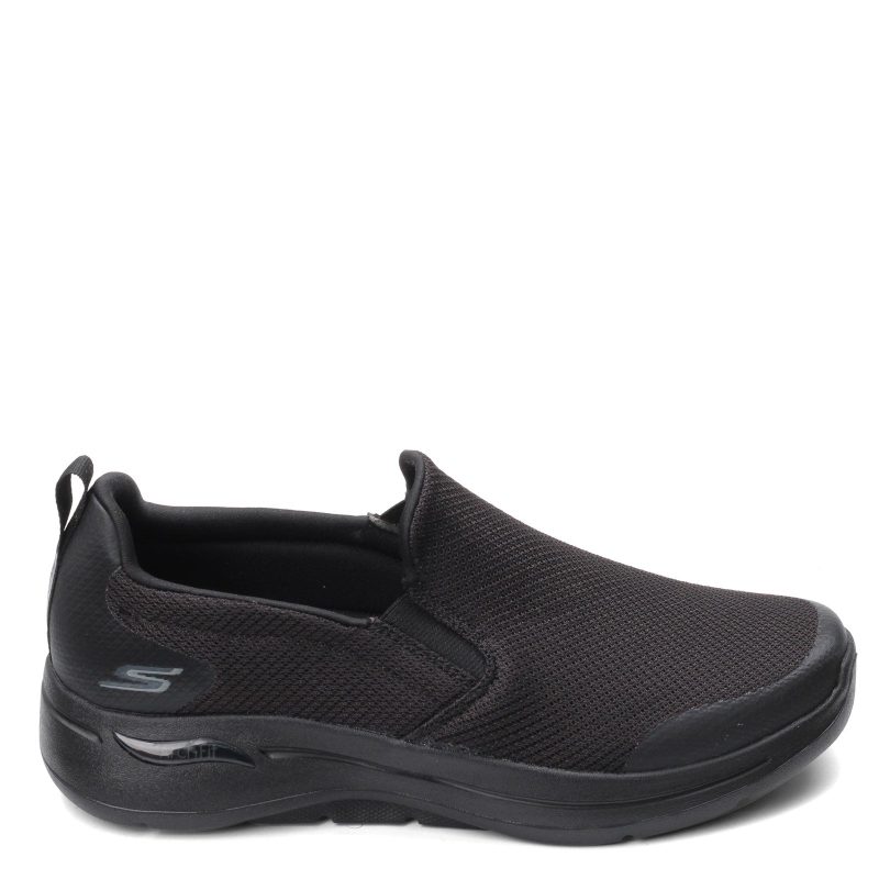 216121 Bbk Mens Skechers G Owalk Arch Fit Togpath Slip On Black 1