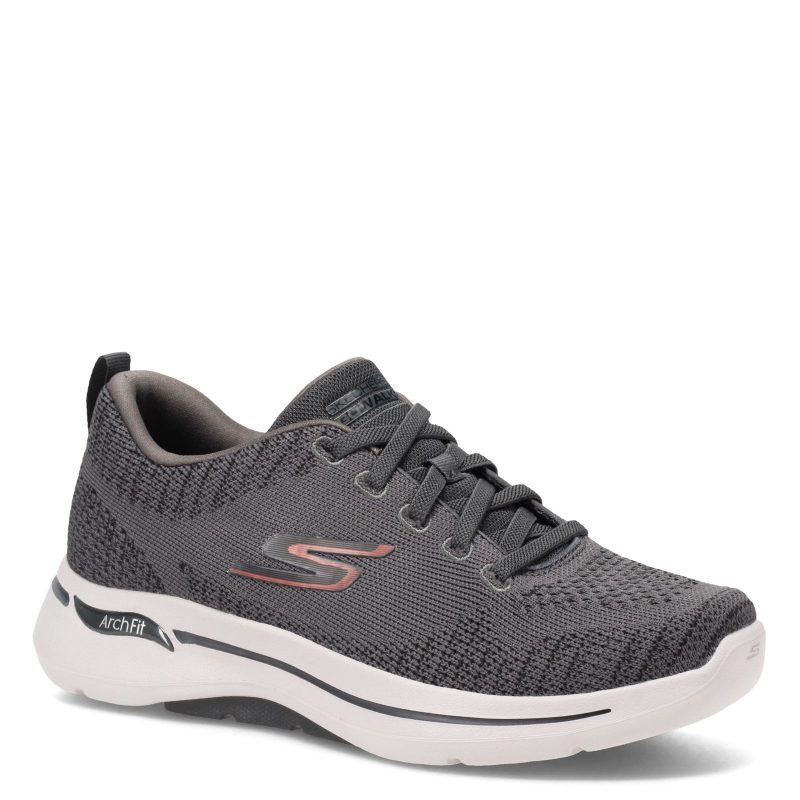 216126WW CHAR Mens Skechers Performance Mens Gowalk Arch Fit Grand Select Charcoal