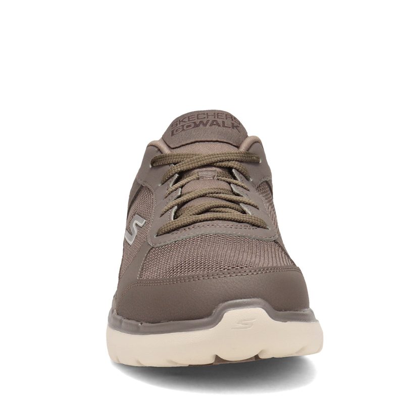 216203 Khk Mens Skechers G Owalk 6 Compete Walking Shoe Khaki 2