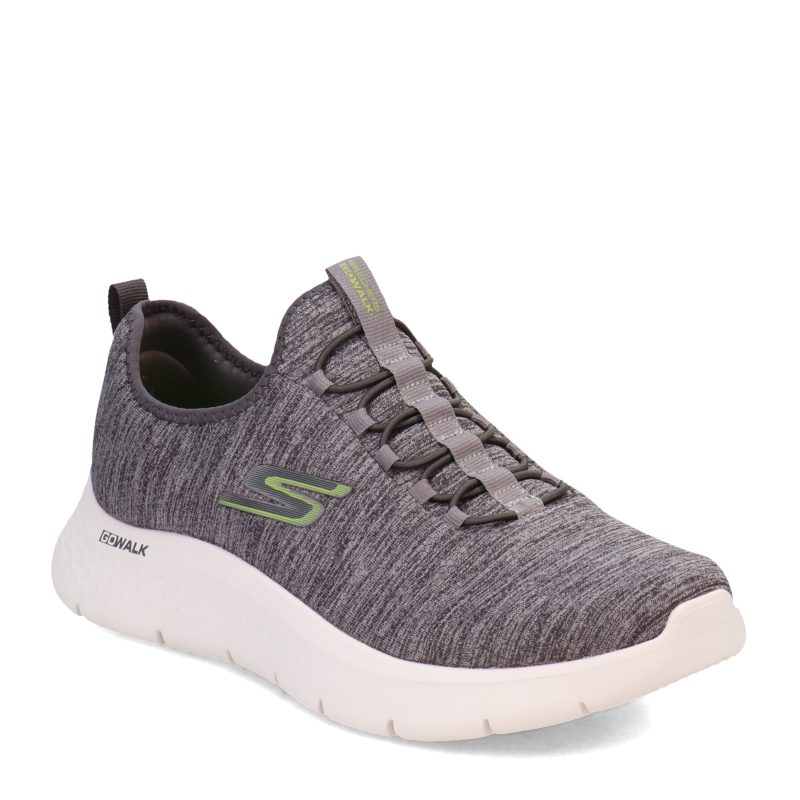 216484WW GYLM Mens Skechers G Owalk Flex Sneaker Wide Width Gray