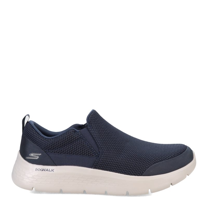 216492WW NVGY Mens Skechers Go Walk Flex Impeccable Ii Sneaker Wide Width Navy 1