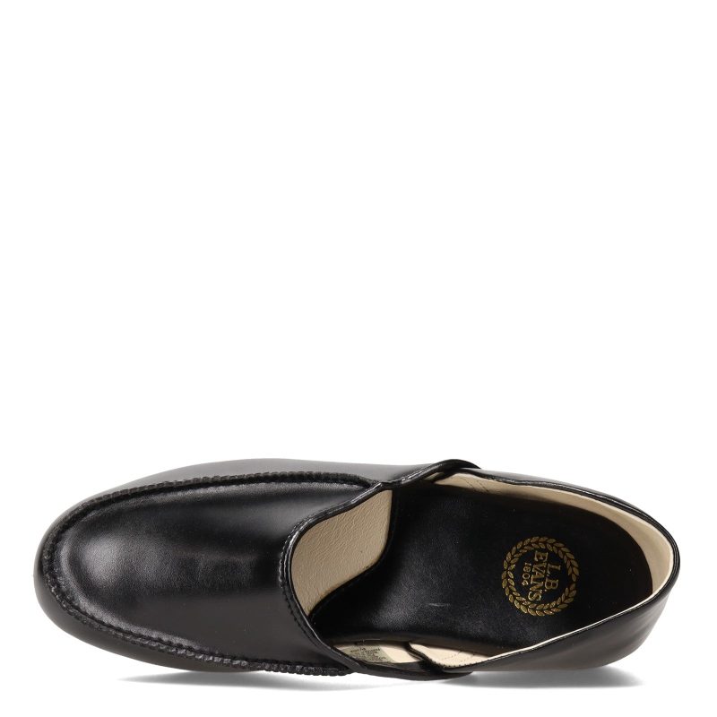 2199 Mens Lb Evans Chicopee Slipper Black 5