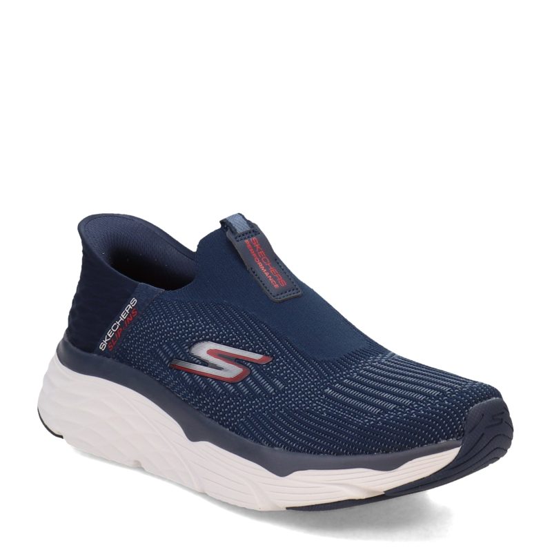 220389 NVY Mens Skechers Slip Ins Max Cushioning Advantageous Sneaker Navy