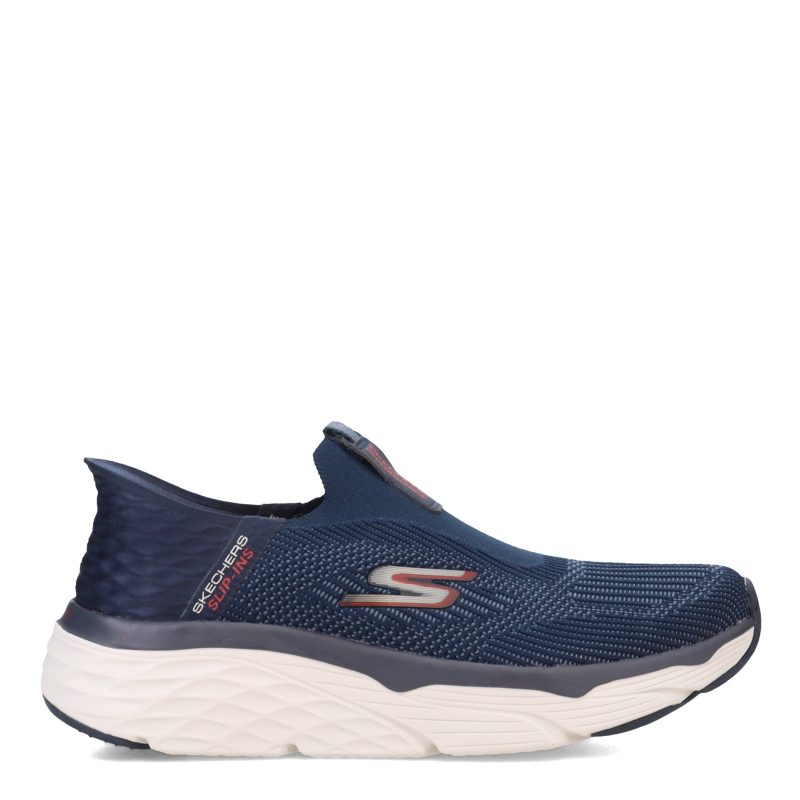 220389 NVY Mens Skechers Slip Ins Max Cushioning Advantageous Sneaker Navy 1