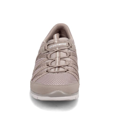 22823 W Tpe Womens Skechers Gratis Strolling Sneaker Wide Width Taupe 2