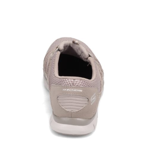 22823 W Tpe Womens Skechers Gratis Strolling Sneaker Wide Width Taupe 4