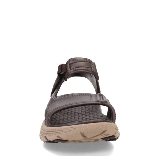 243089 CHOC Mens Skechers Foamies Creston Ultra Discover Sandal Chocolate 2