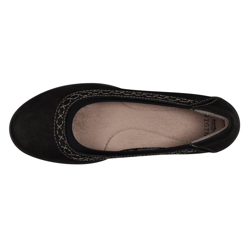 250123W 001 Womens Earth Origins Fable Slip On Black 4 4f986ad4 40f5 4c32 98e5 734caab4261a