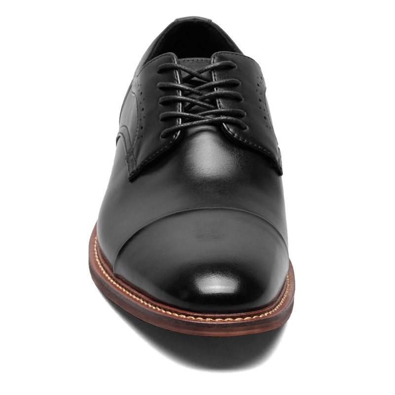 25488 005 Mens Stacy Adams Maddox Cap Toe Oxford Black Polished 2 52a1f1a1 f577 4536 aa68 a282f90e6a2b