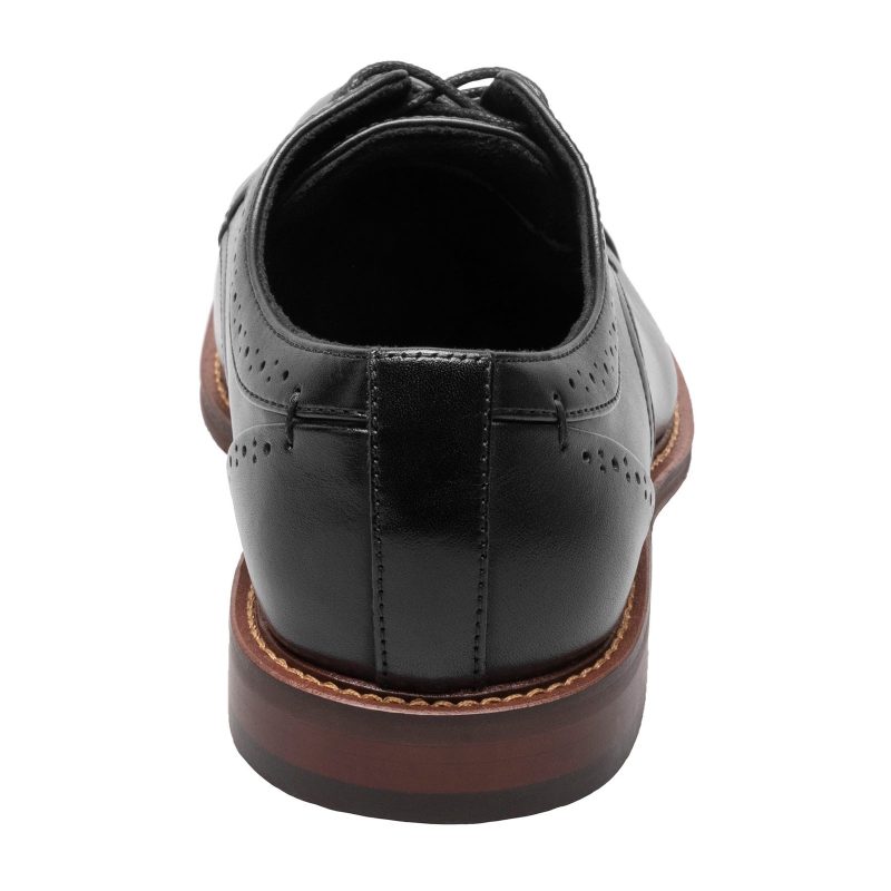 25488 005 Mens Stacy Adams Maddox Cap Toe Oxford Black Polished 5