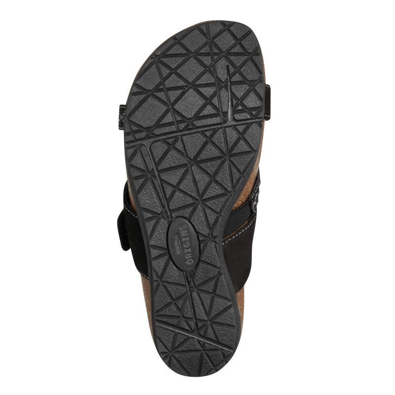 255822 001 Womens Earth Origins Ossi Sandal Black 5