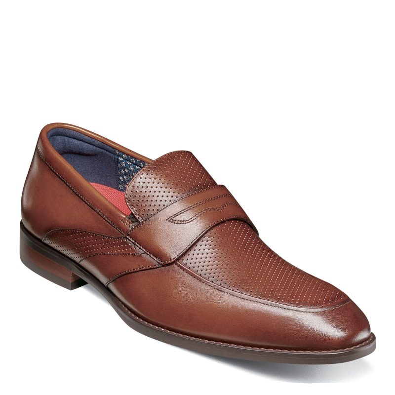 25591 221 Mens Stacy Adams Karnes Loafer Cognac