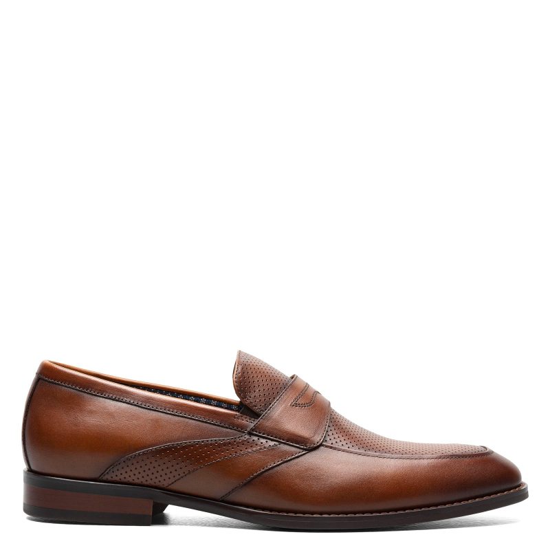 25591 221 Mens Stacy Adams Karnes Loafer Cognac 1