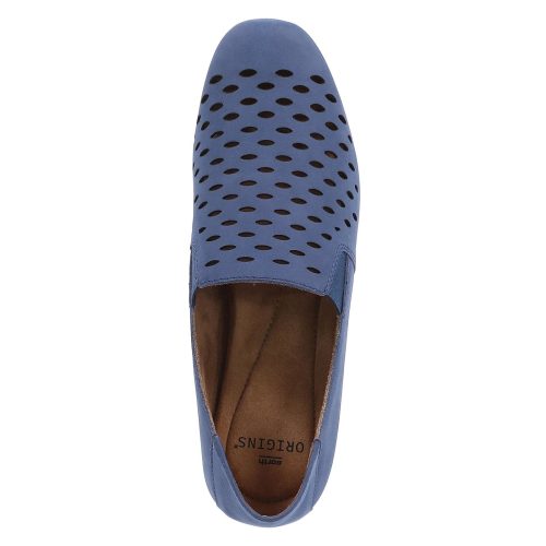 256078W 420 Womens Earth Origins Rocco Loafer Blue 4