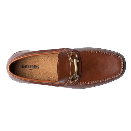 25609 200 Mens Stacy Adams Delano Loafer Brown 6