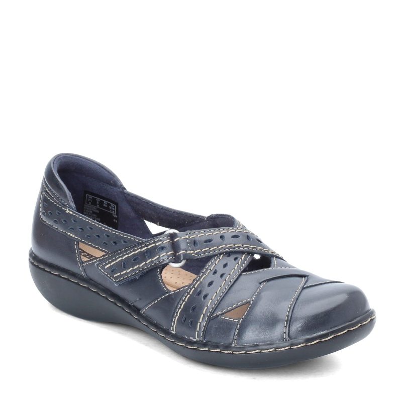 26065650 Womens Clarks Ashland Spin Slip On Navy