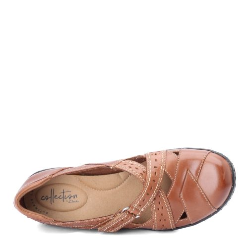 26065652 Womens Clarks Ashland Spin Slip On Tan 5