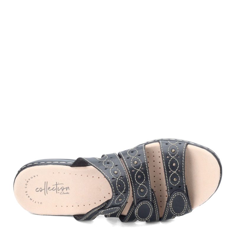 26100437 Womens Clarks Leisa Cacti Sandal Black 5