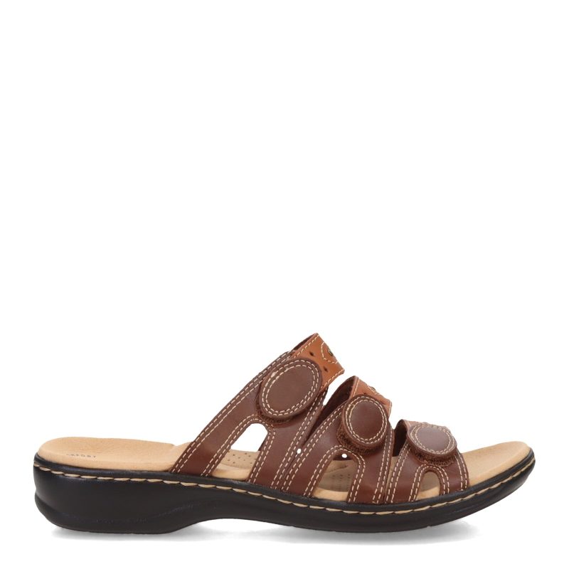 26117619 Womens Clarks Leisa Cacti Sandal Brown 1