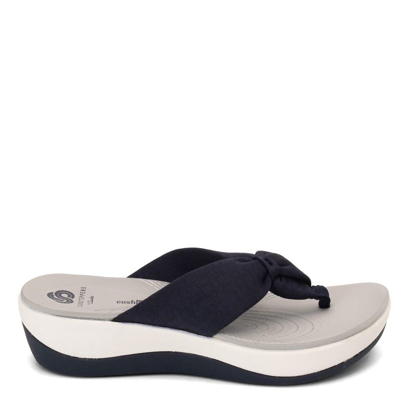 26124663 Womens Clarks Arla Glison Sandal Navy Heathered 1 0306c4a6 6d81 41b7 8266 6a8e0048d186