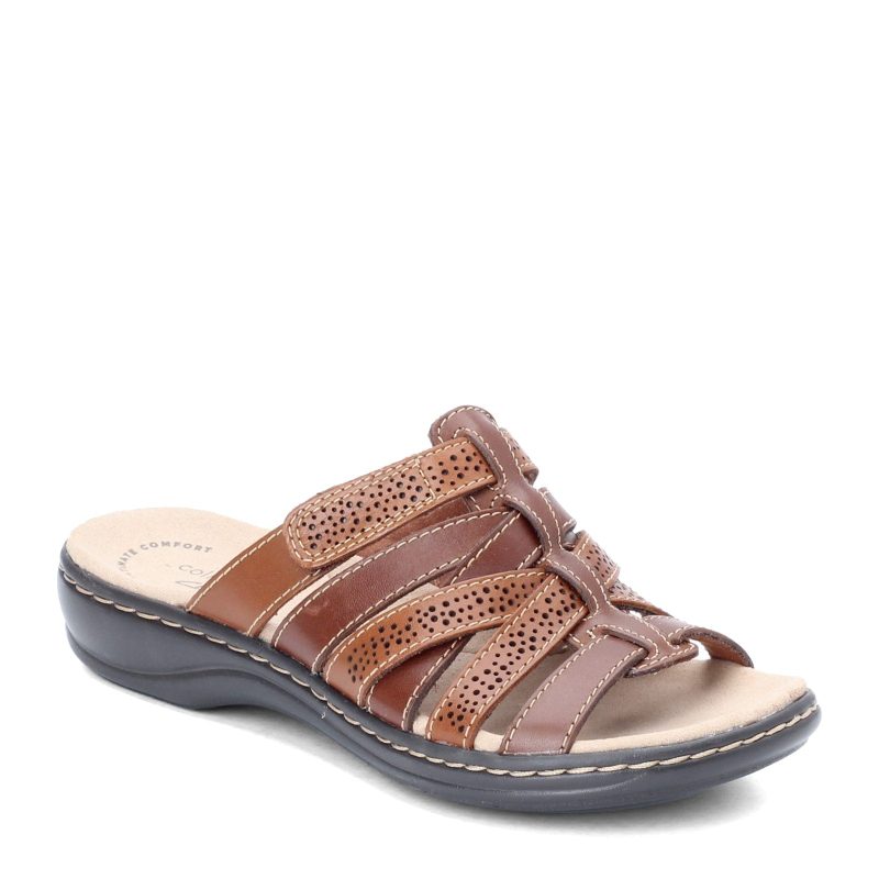 26134086 Womens Clarks Leisa Field Slide Brown Multi