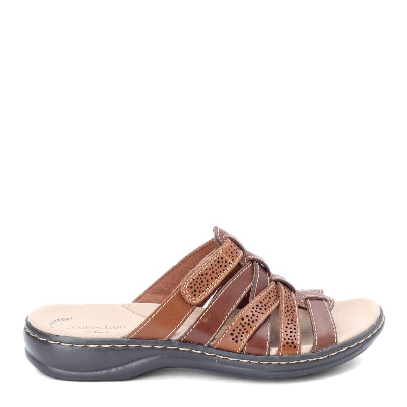 26134086 Womens Clarks Leisa Field Slide Brown Multi 1