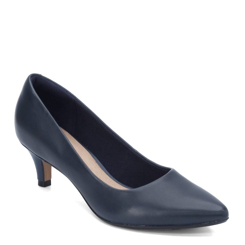 26137211 Womens Clarks Linvale Jerica Pump Navy