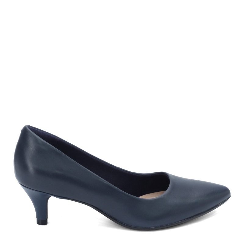 26137211 Womens Clarks Linvale Jerica Pump Navy 1