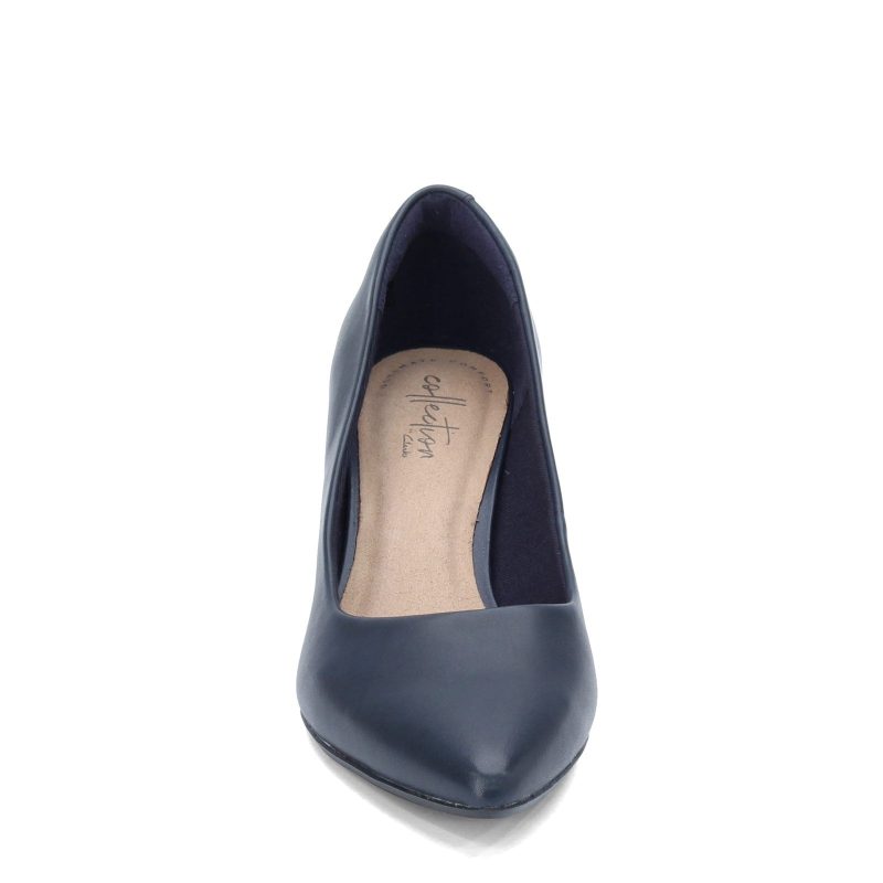 26137211 Womens Clarks Linvale Jerica Pump Navy 2